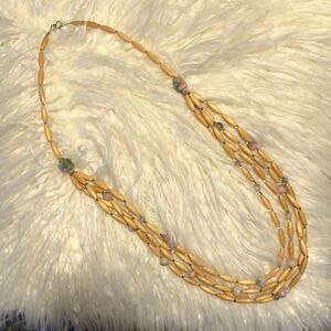 Multi-Strand Beaded Necklace